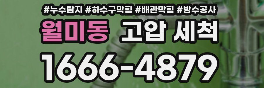 월미동 고압 세척