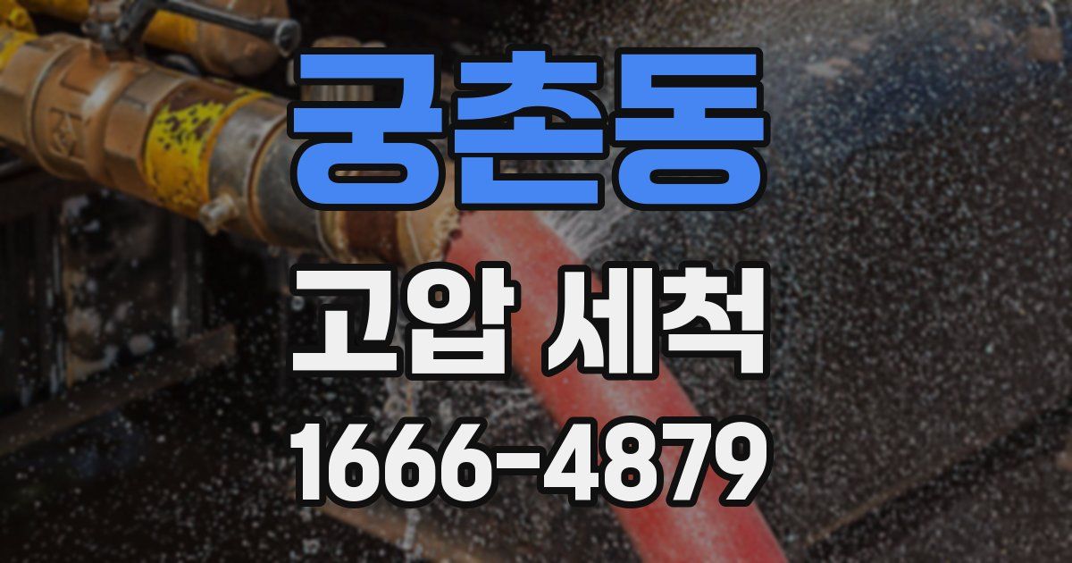 궁촌동 고압 세척
