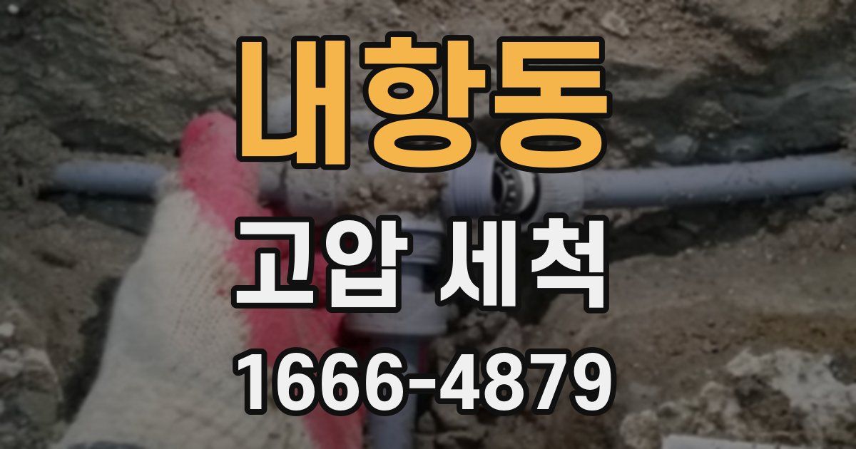 내항동 고압 세척
