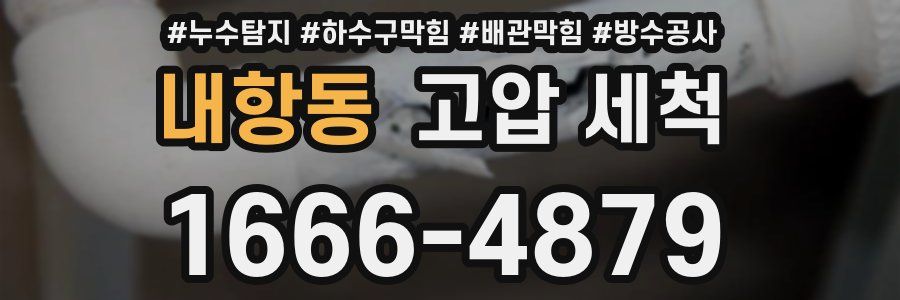 내항동 고압 세척