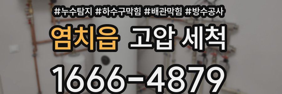 염치읍 고압 세척