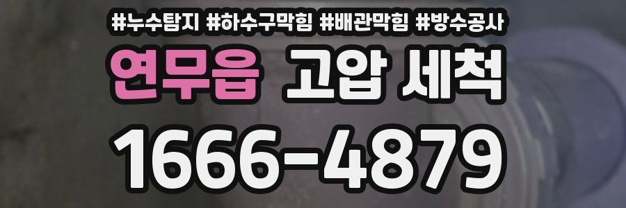 연무읍 고압 세척