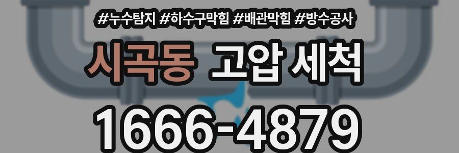 시곡동 고압 세척