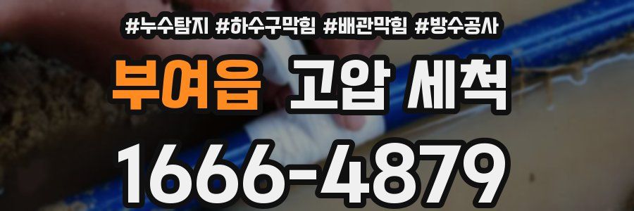 부여읍 고압 세척