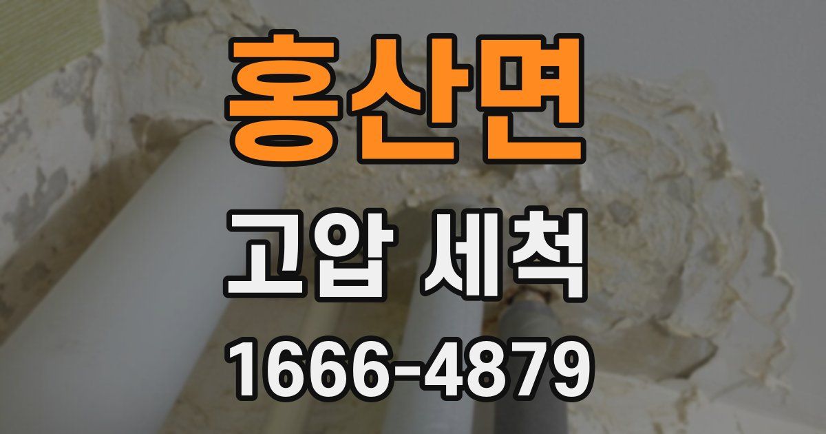 홍산면 고압 세척