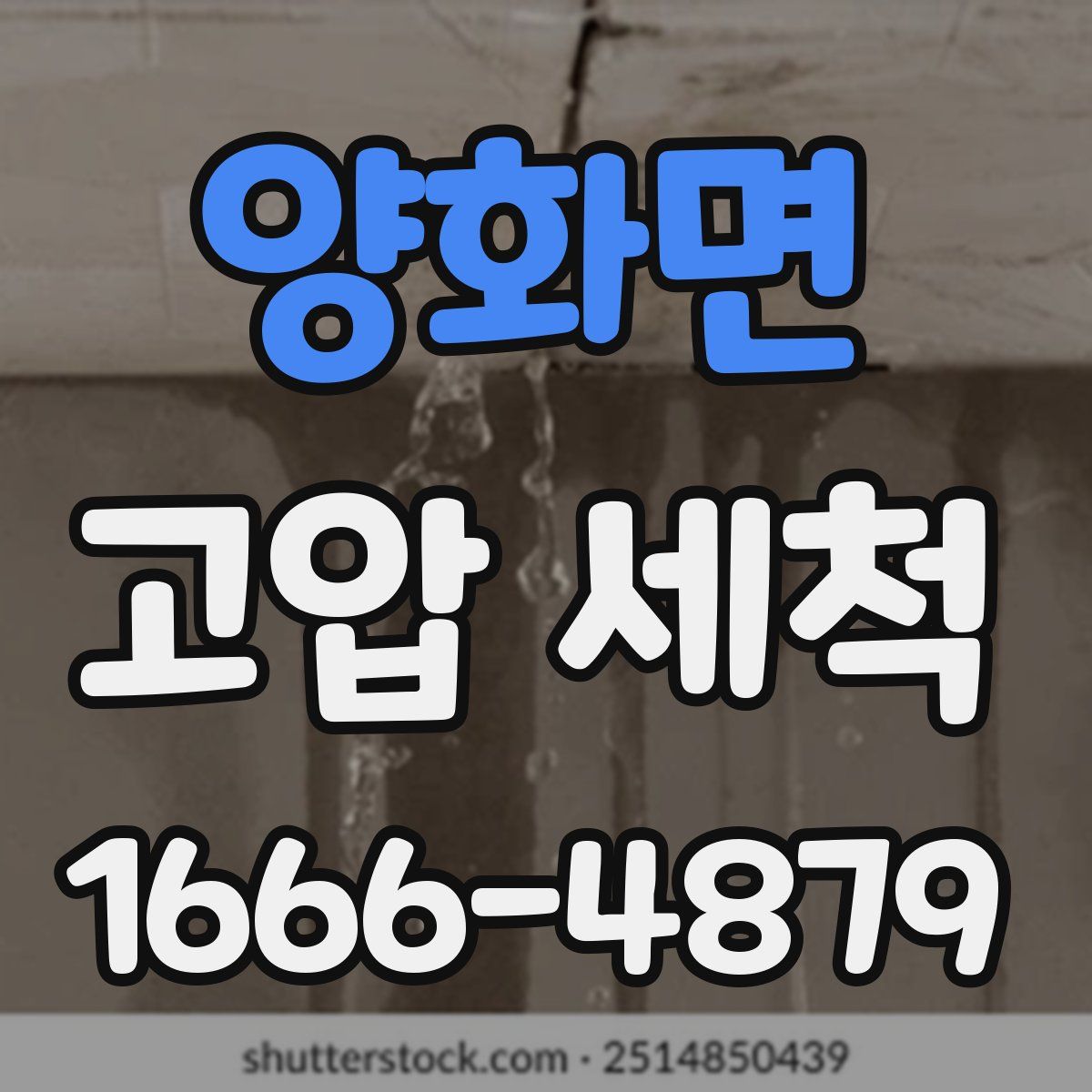 양화면 고압 세척