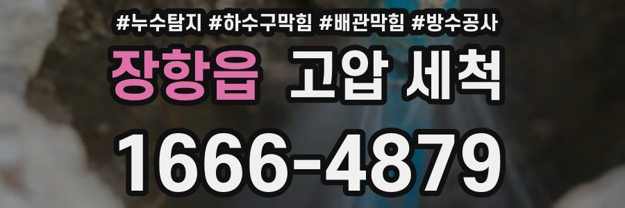 장항읍 고압 세척