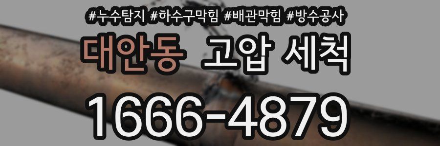 대안동 고압 세척