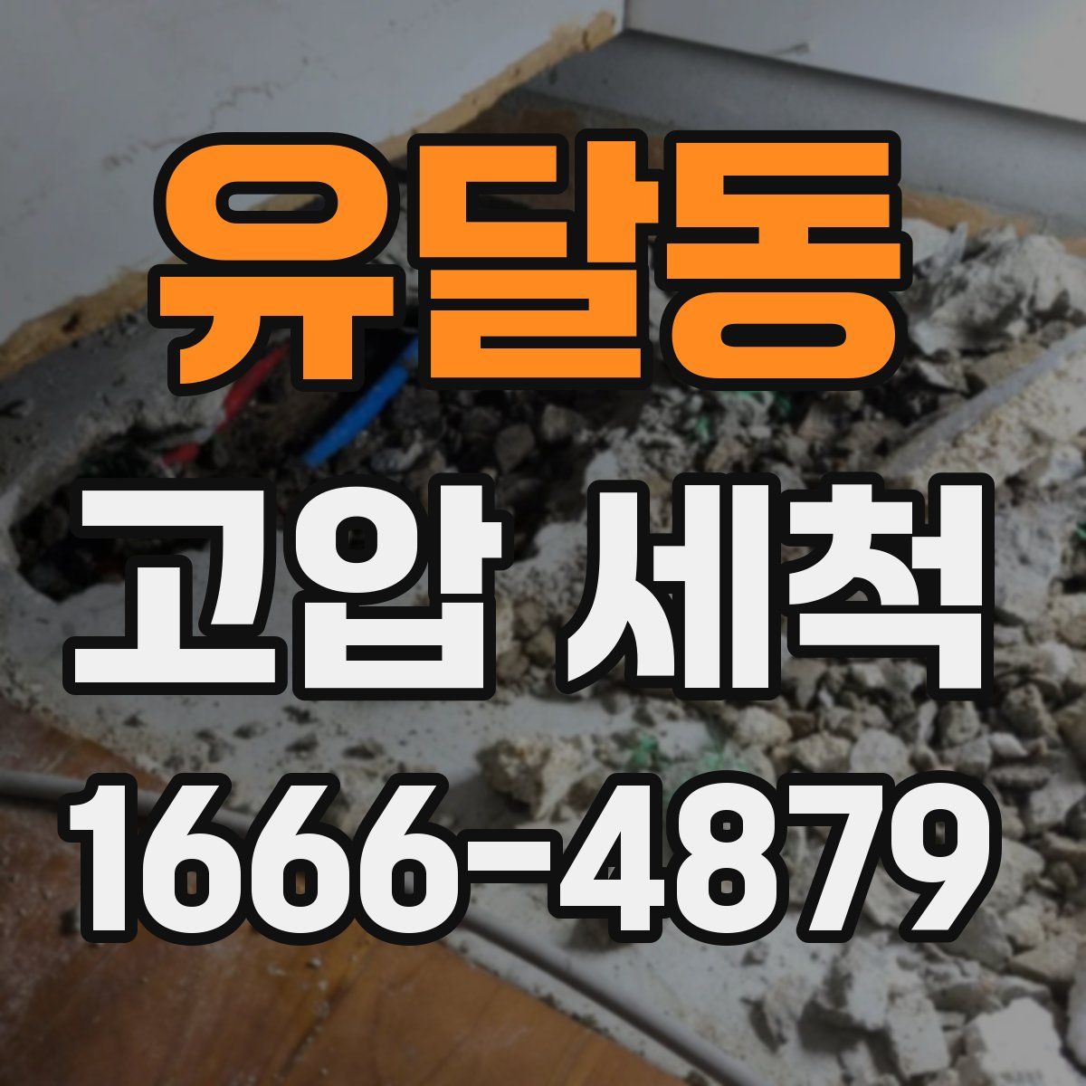 유달동 고압 세척