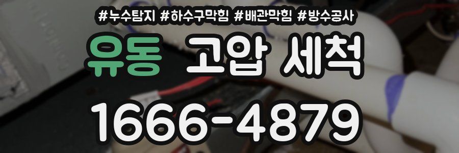 유동 고압 세척