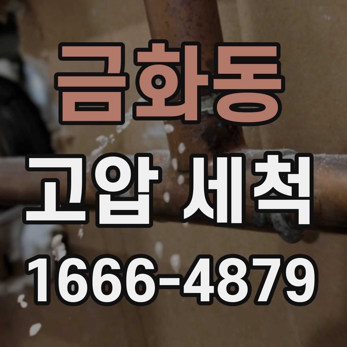 금화동 고압 세척