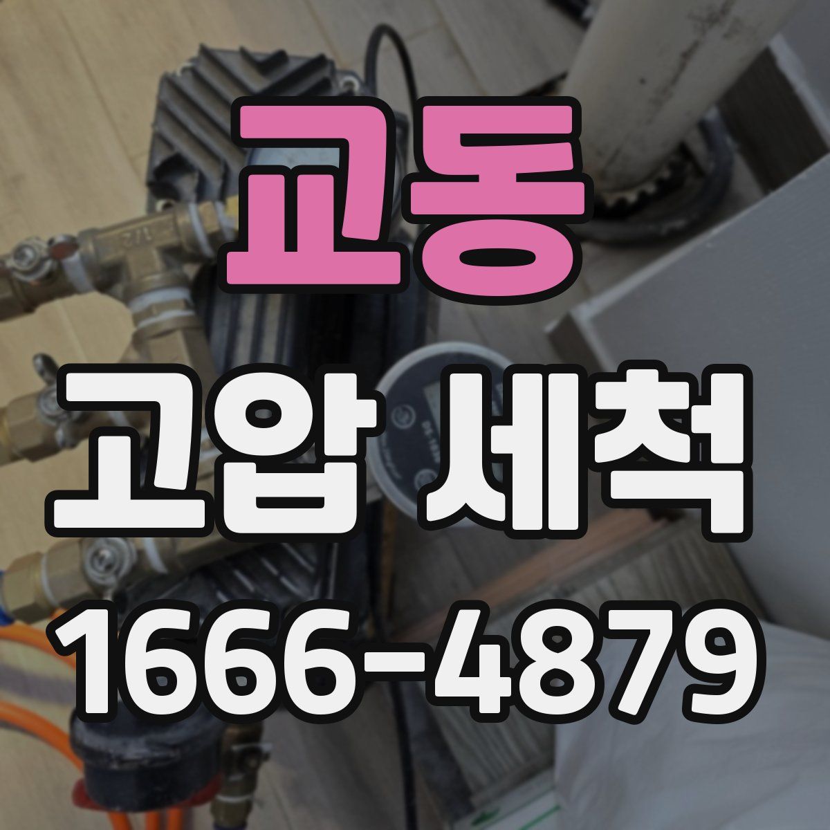 교동 고압 세척