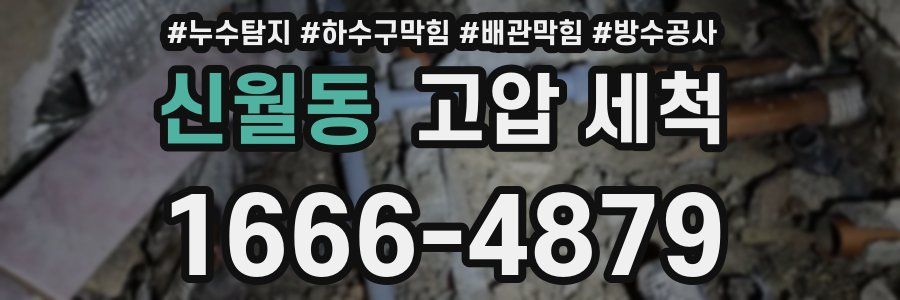 신월동 고압 세척