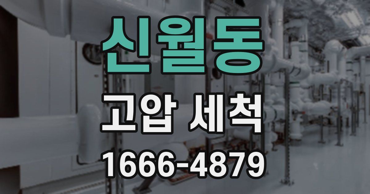 신월동 고압 세척