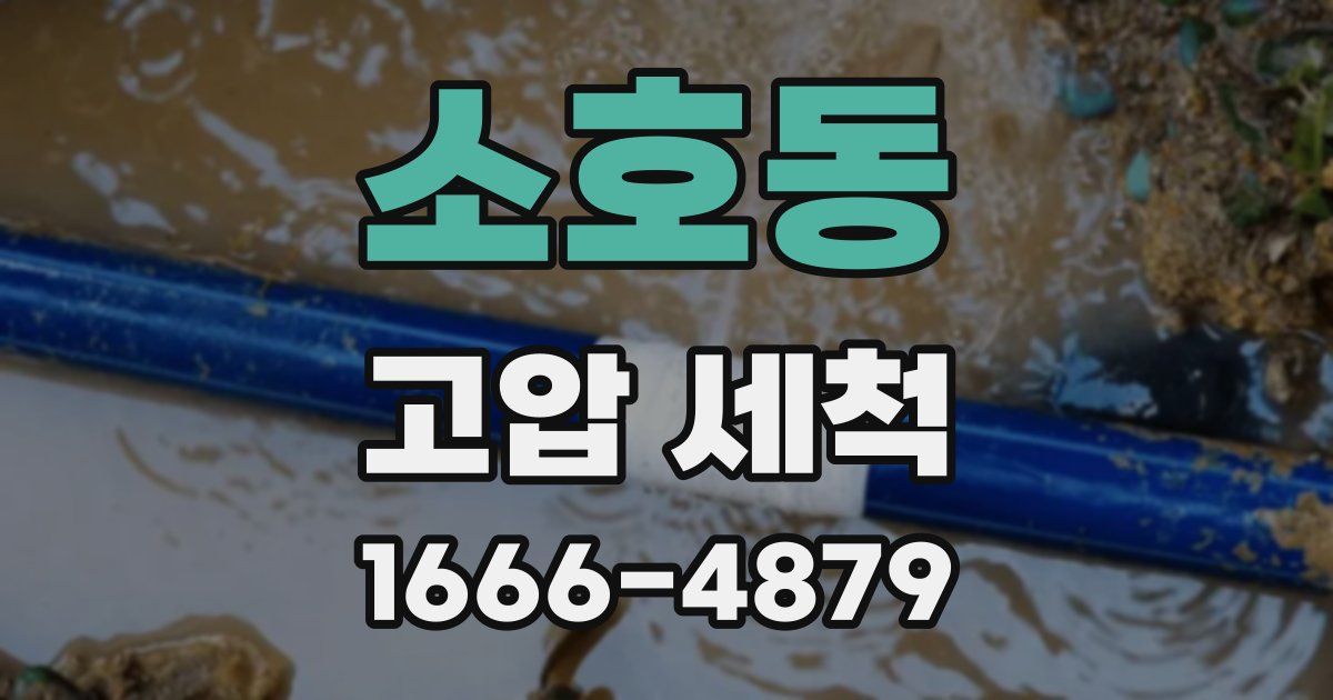 소호동 고압 세척