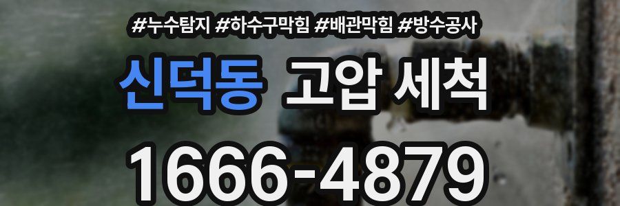 신덕동 고압 세척
