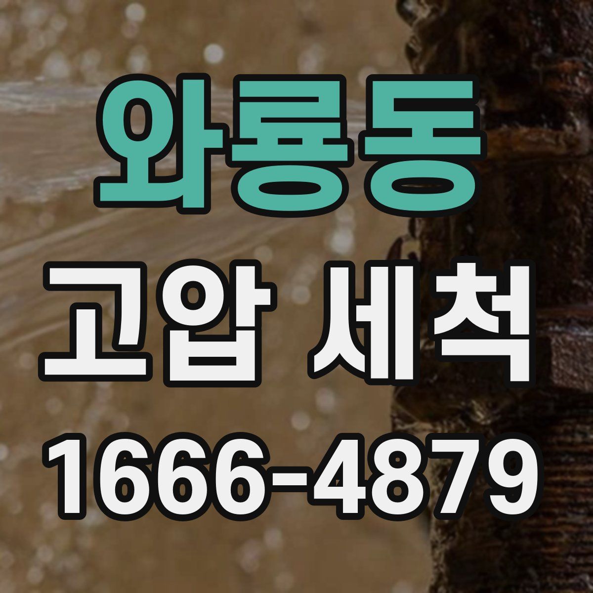 와룡동 고압 세척