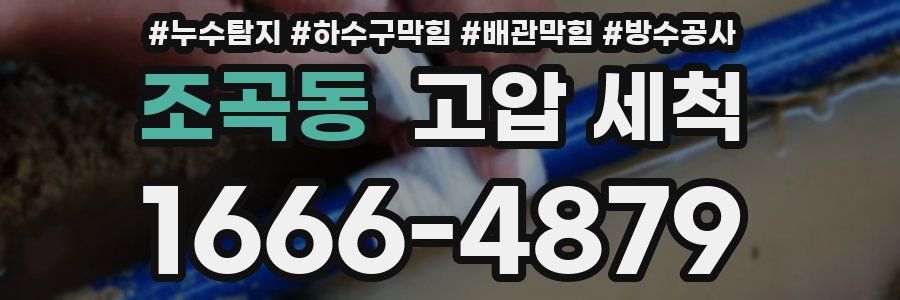 조곡동 고압 세척