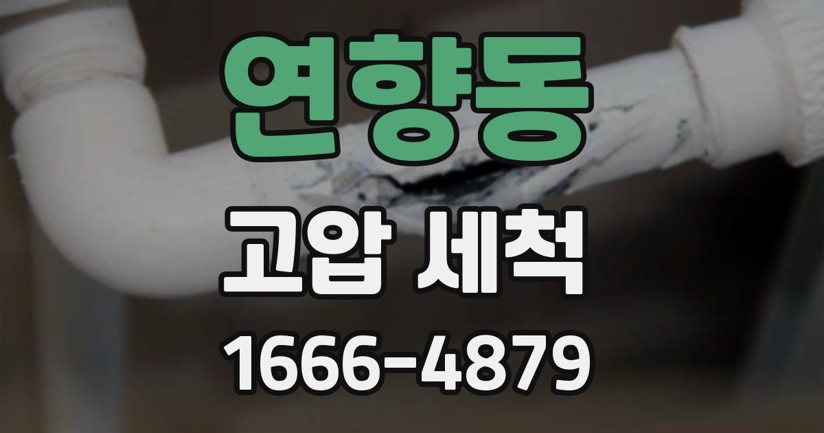 연향동 고압 세척