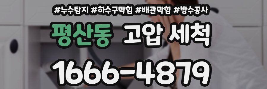 평산동 고압 세척