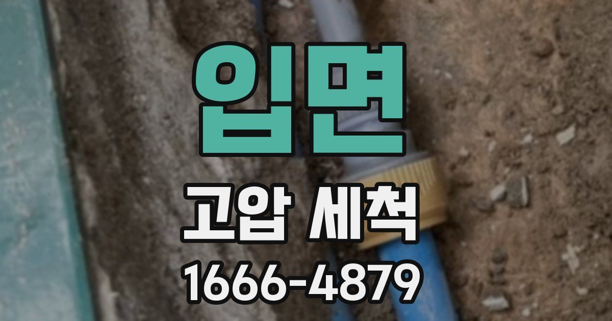 입면 고압 세척