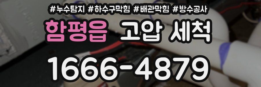 함평읍 고압 세척