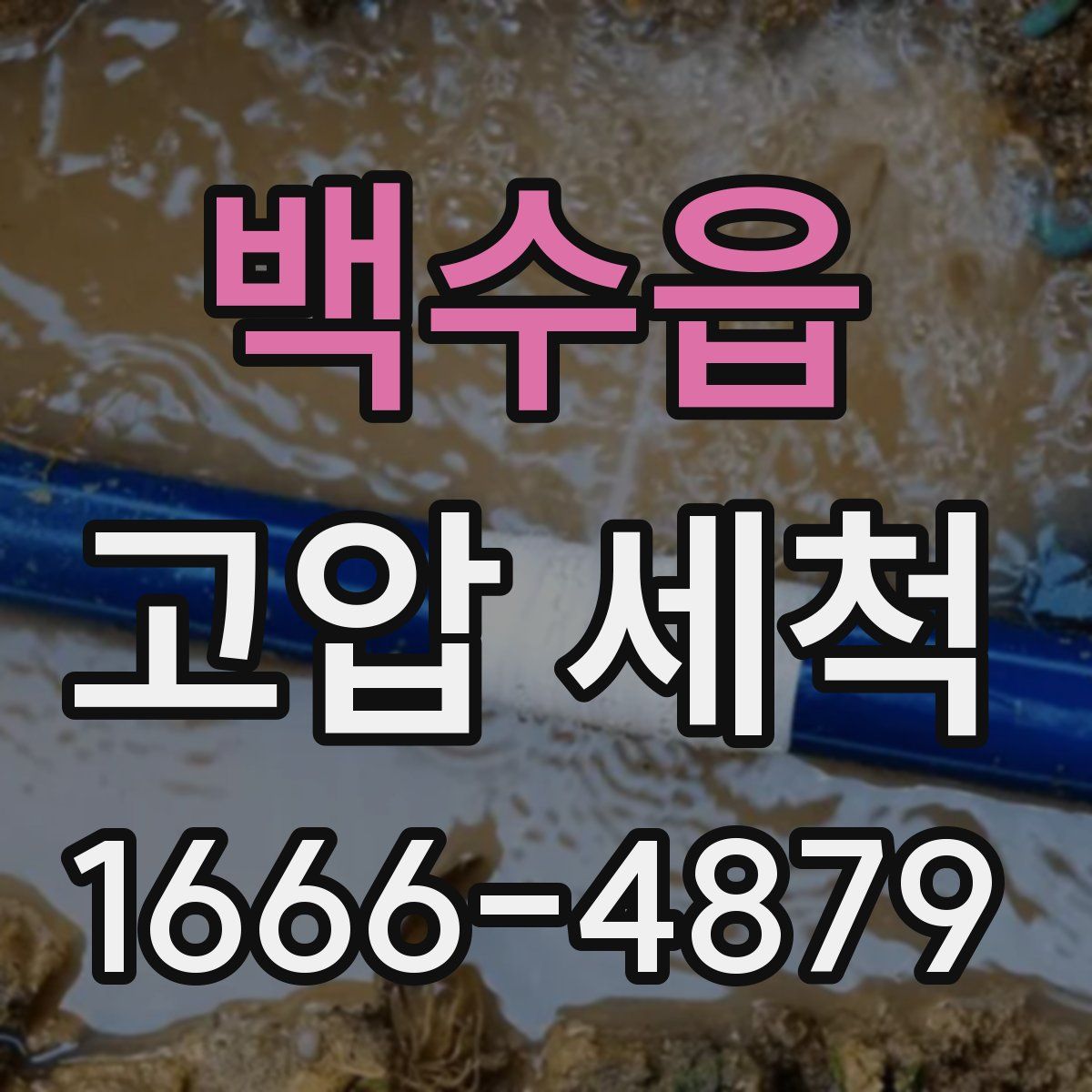 백수읍 고압 세척