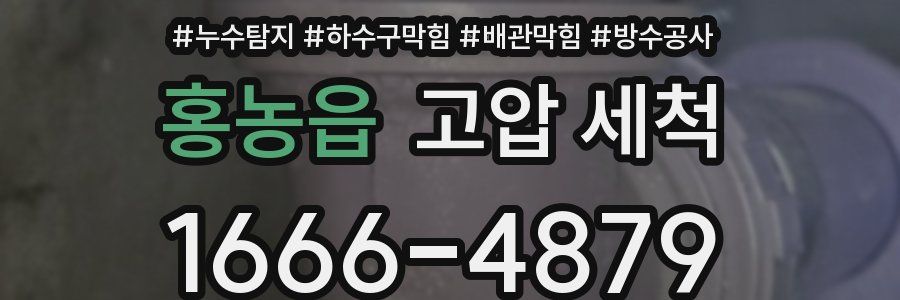 홍농읍 고압 세척