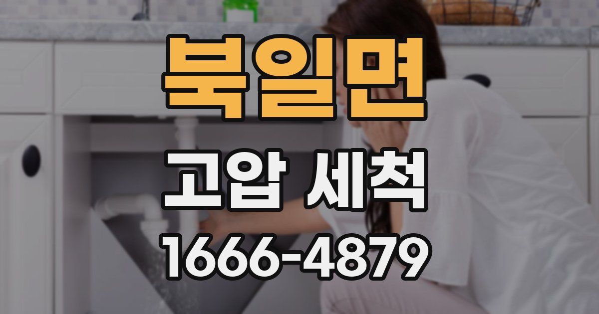 북일면 고압 세척