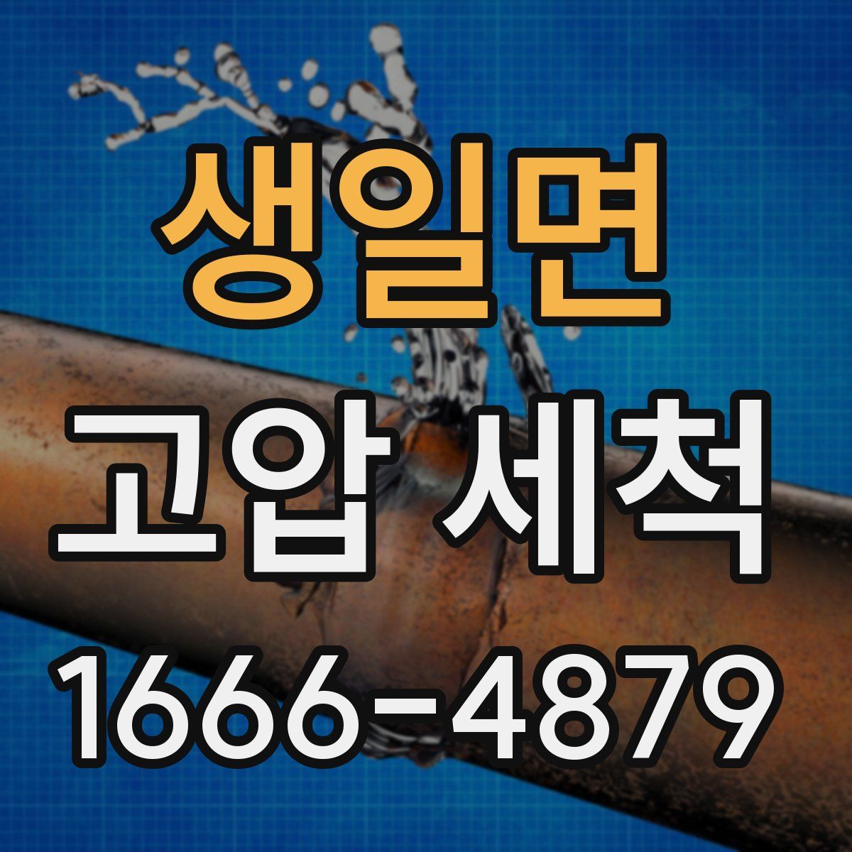 생일면 고압 세척