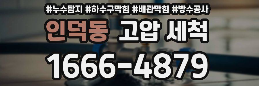 인덕동 고압 세척
