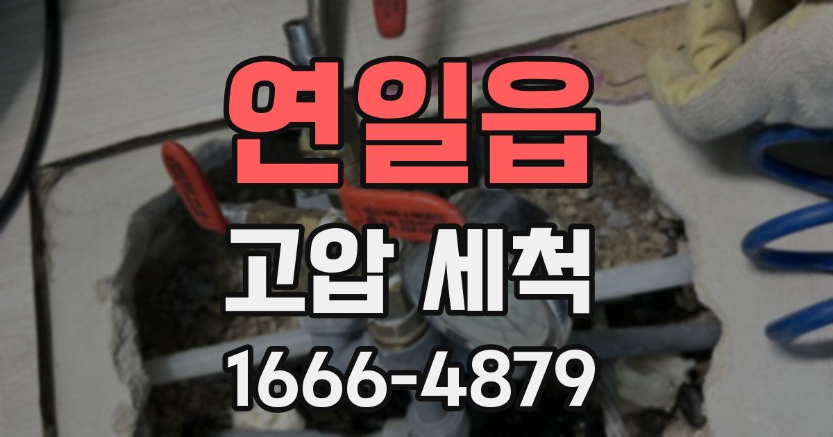 연일읍 고압 세척
