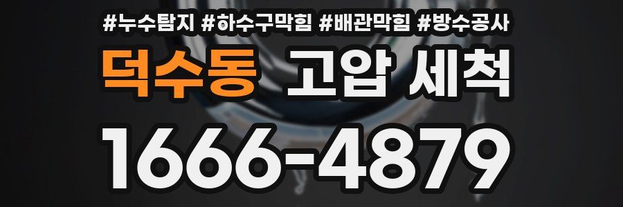 덕수동 고압 세척