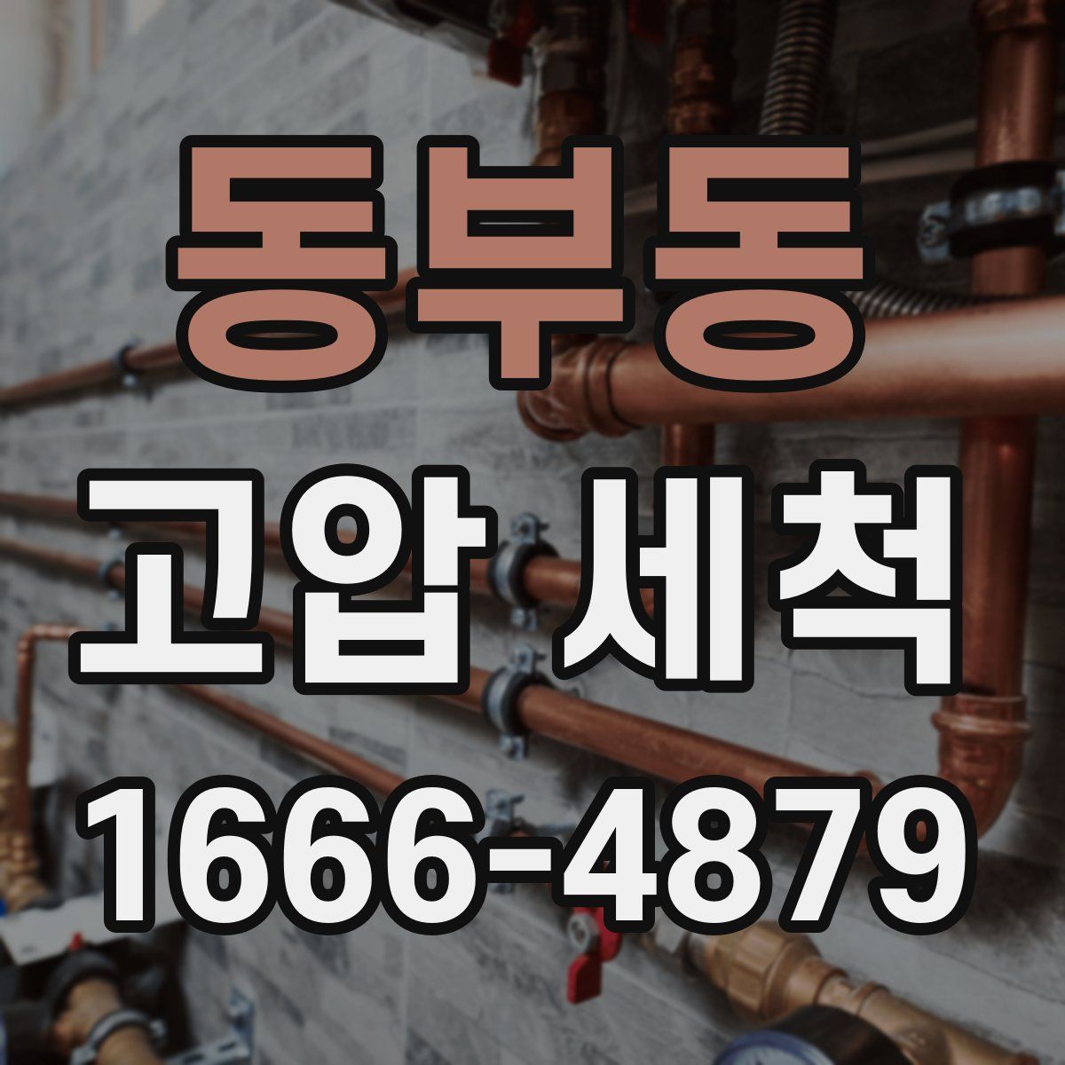 동부동 고압 세척