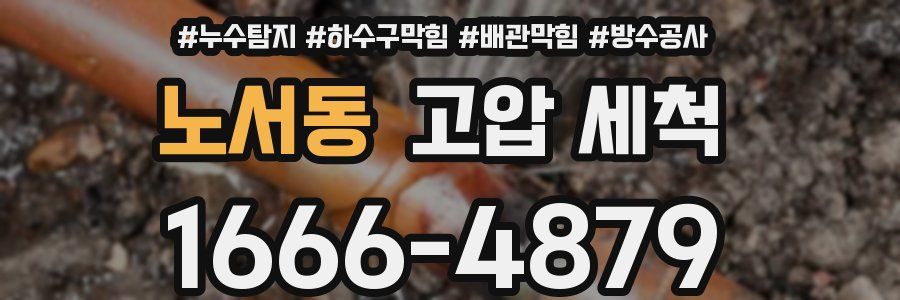 노서동 고압 세척