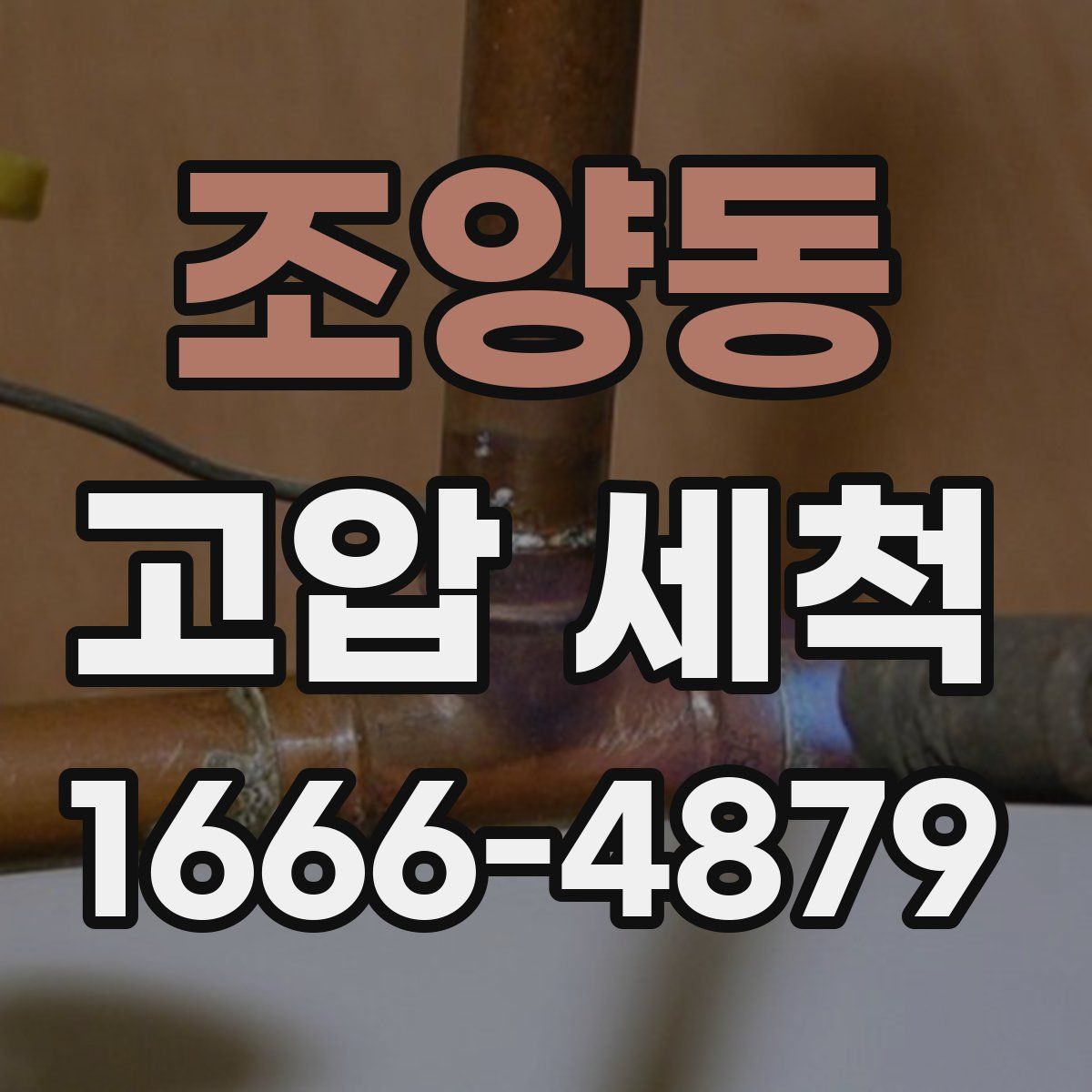조양동 고압 세척