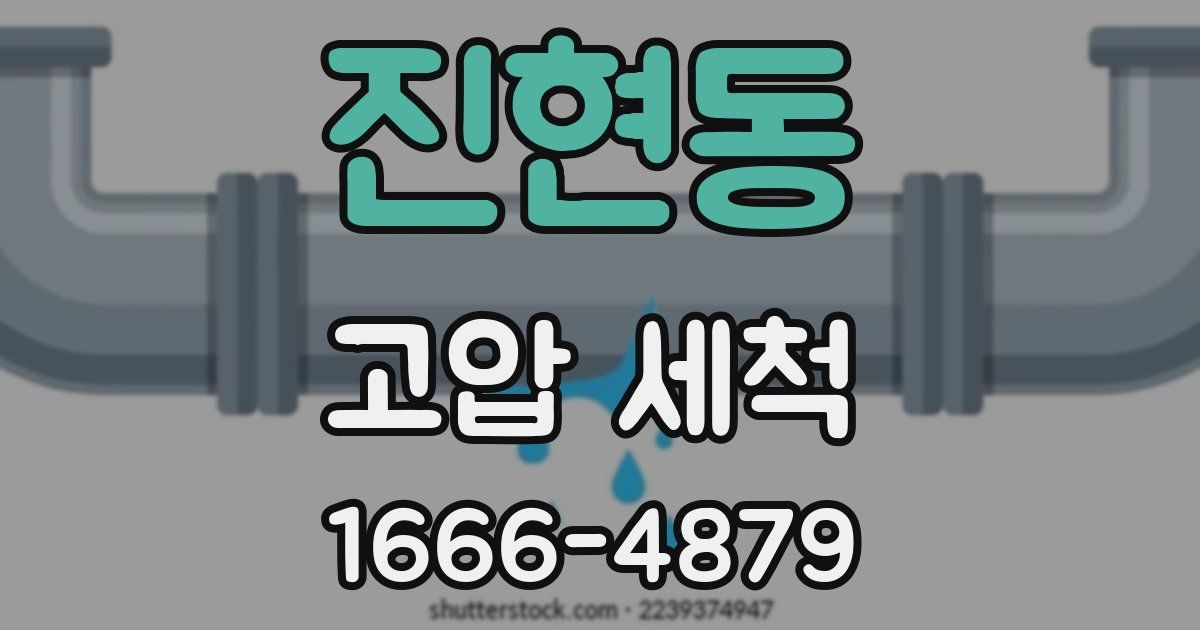 진현동 고압 세척