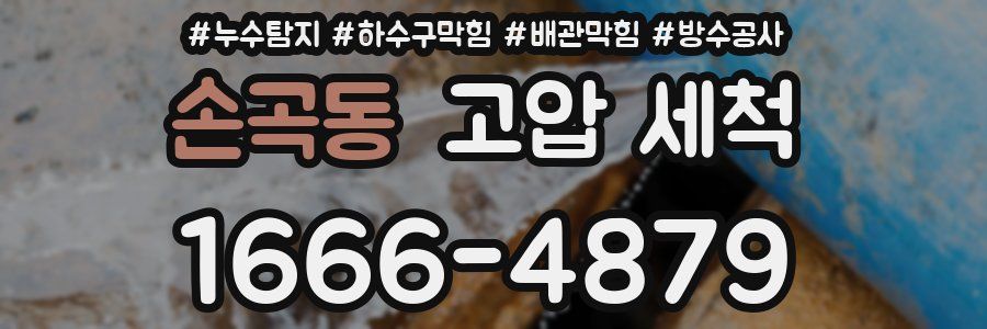 손곡동 고압 세척