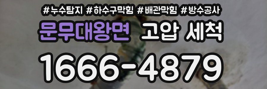 문무대왕면 고압 세척