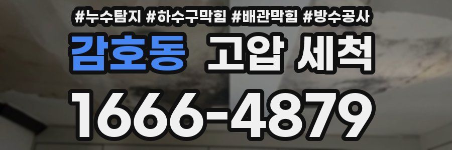 감호동 고압 세척