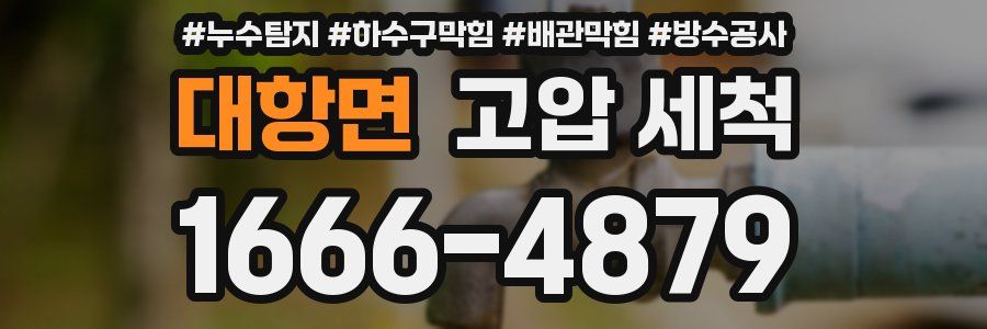 대항면 고압 세척
