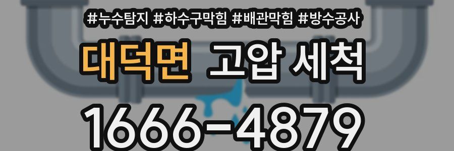 대덕면 고압 세척