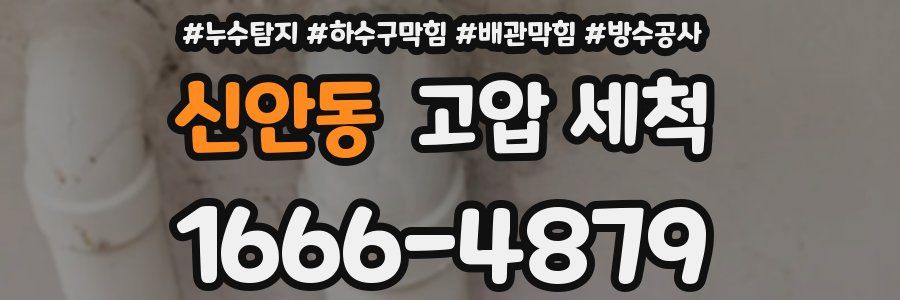 신안동 고압 세척
