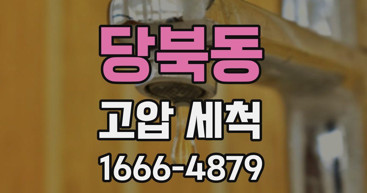 당북동 고압 세척