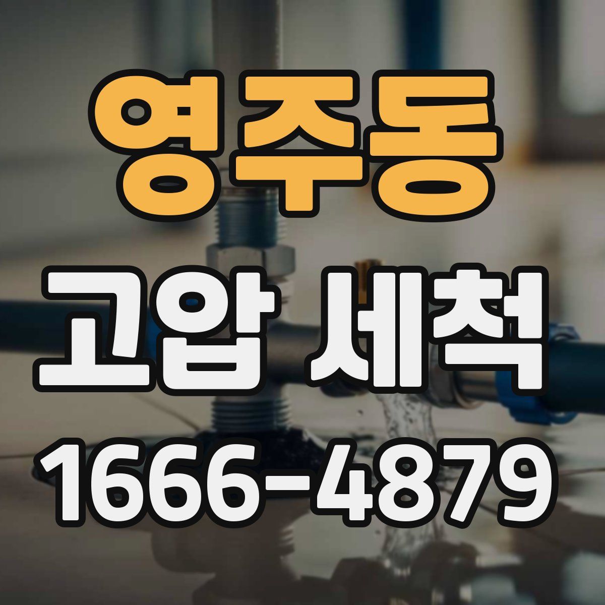 영주동 고압 세척