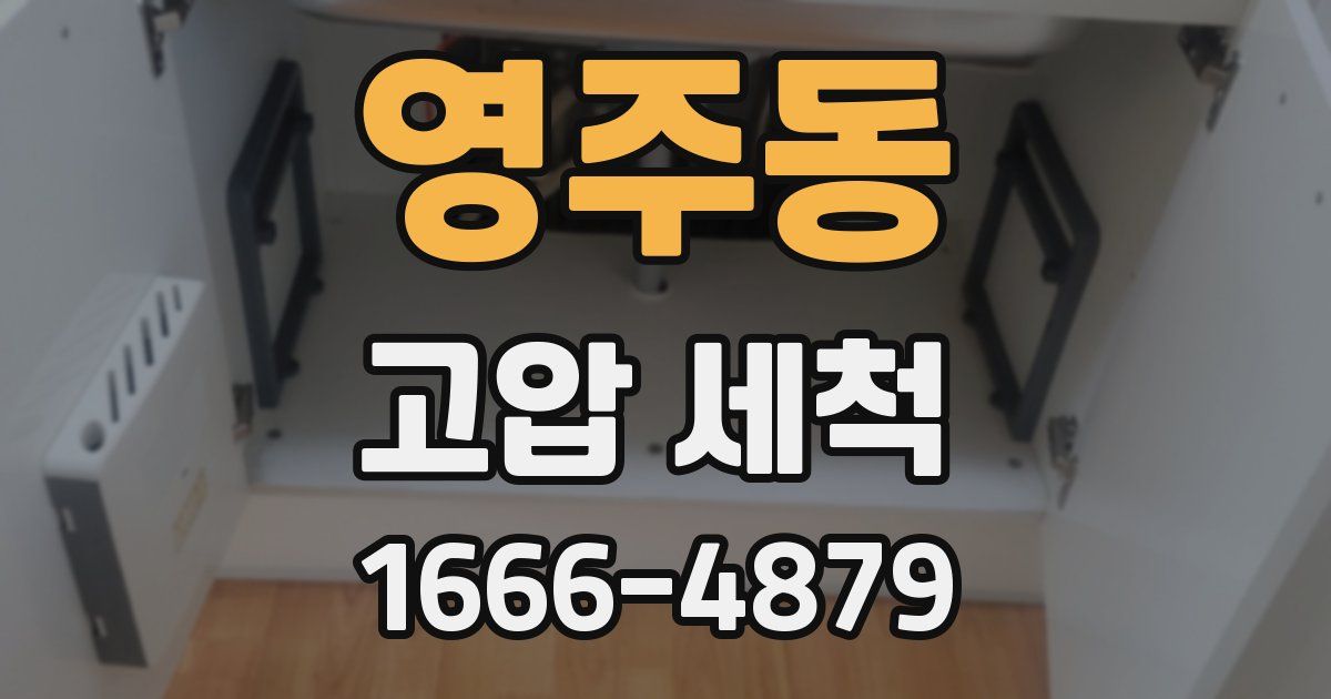 영주동 고압 세척