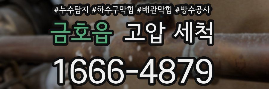 금호읍 고압 세척