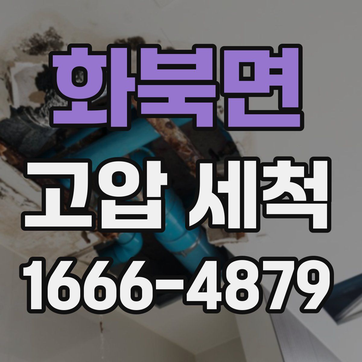 화북면 고압 세척