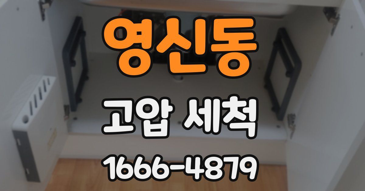 영신동 고압 세척