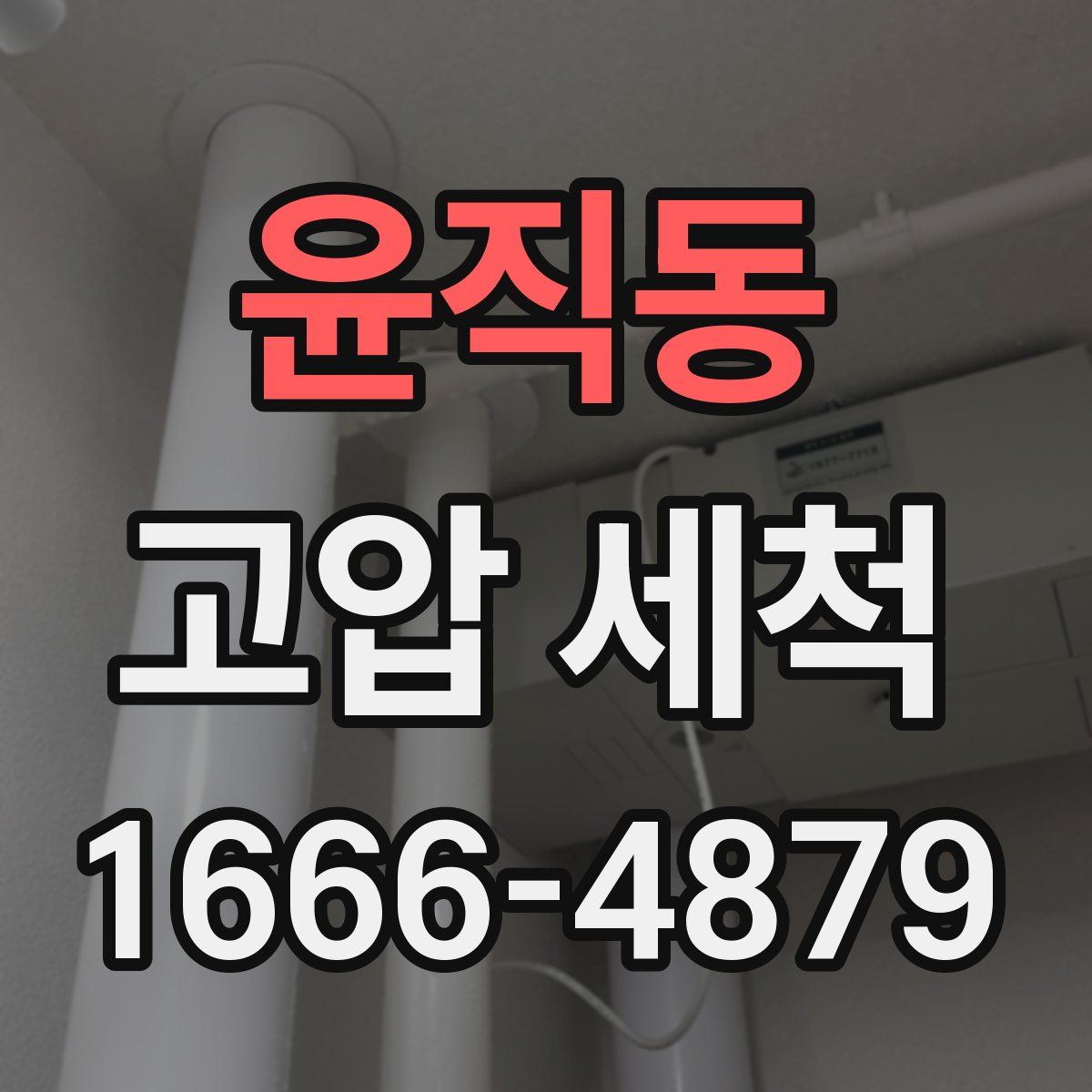 윤직동 고압 세척
